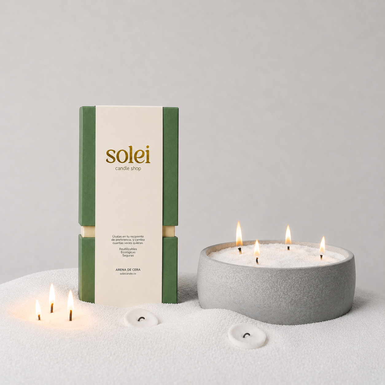 Caja + Contenedor Solaris